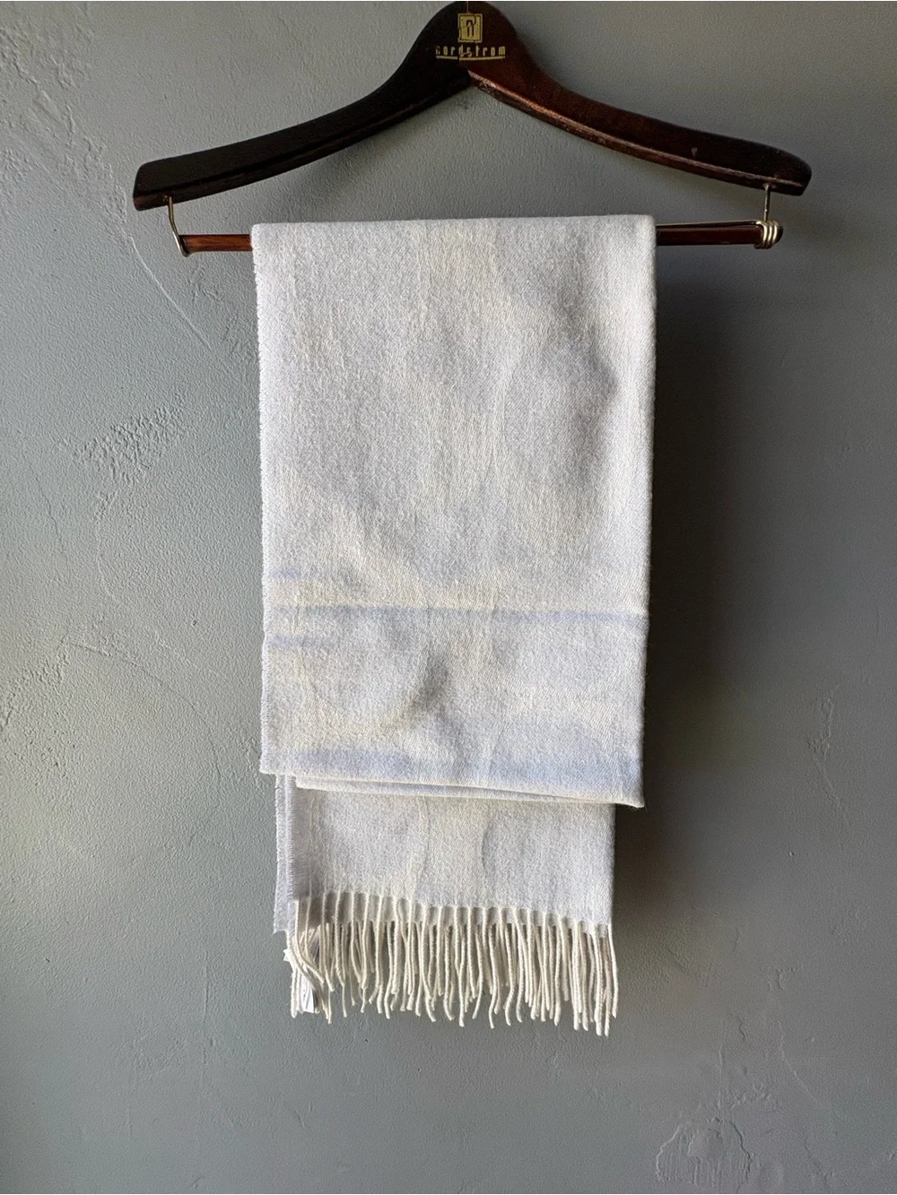 NWT Coach F77673 Signature C Muffler Wool Silk Cashmere Scarf